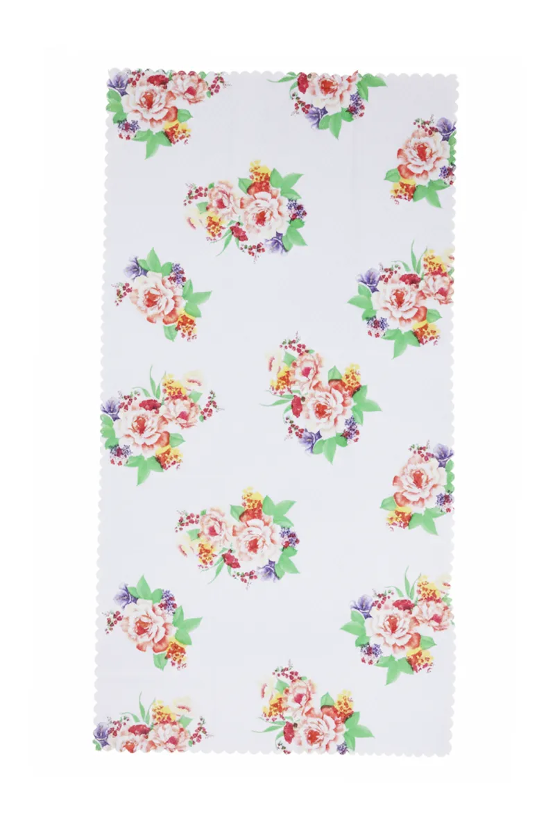 Resin Floral Pattern Fridge Cover for Top - 1 Pc