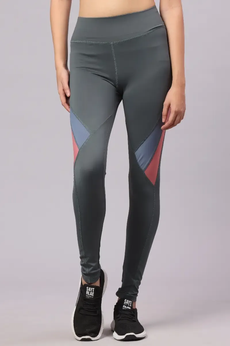 Women's Cotton Lycra Blend Track Pant 014673L/XGRE