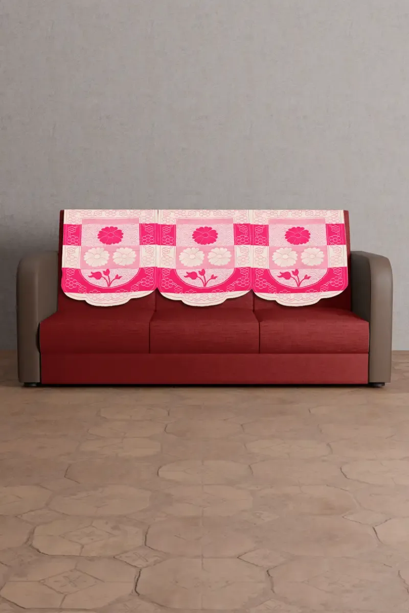Knitted 5 Seater Sofa Cover Set - 10 Pcs