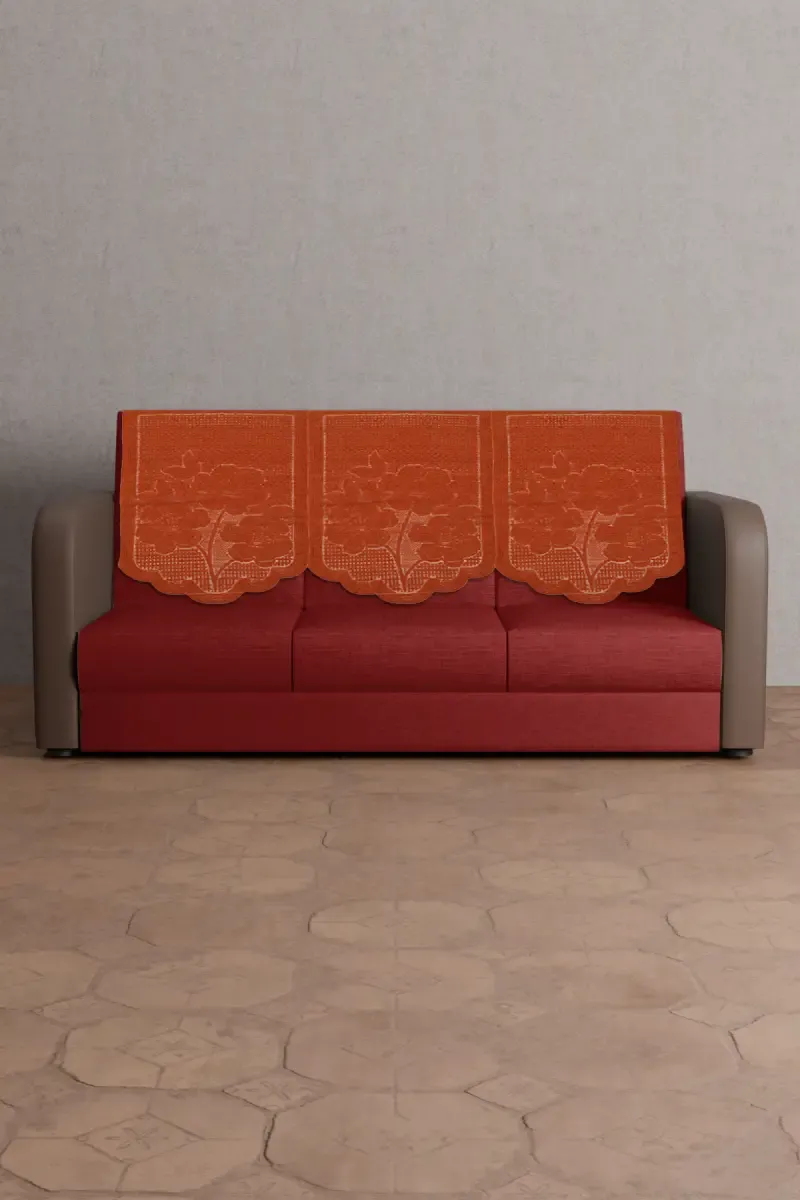 Knitted 5 Seater Sofa Cover Set - 10 Pcs
