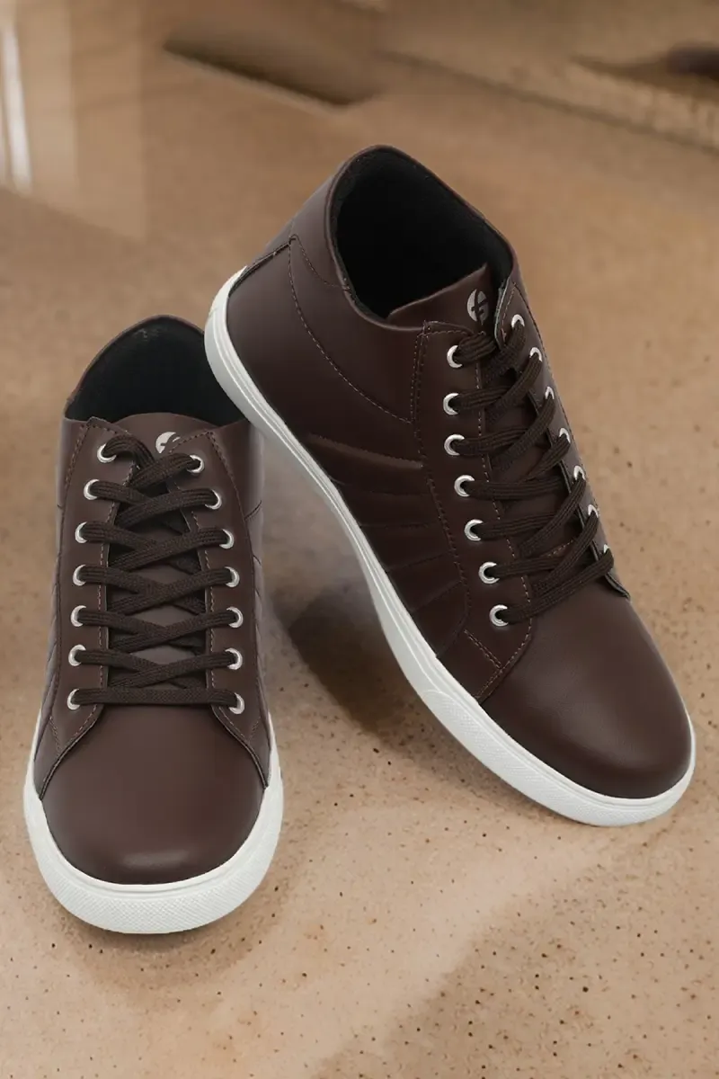 High Top Casual Snekers for Men 0147129BRO