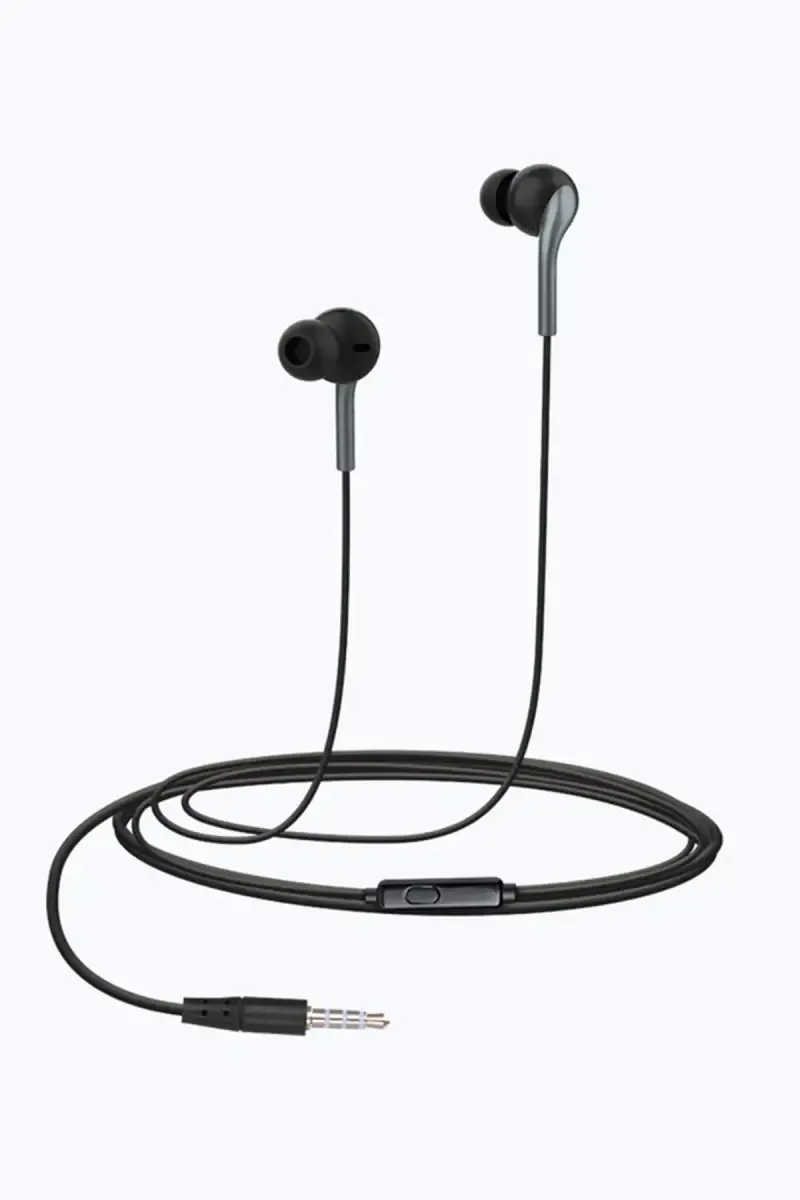 Zebronics Bro 3.5mm In Ear Wired Earphone with Mic, 10mm Drivers, In Line Mic (Black)