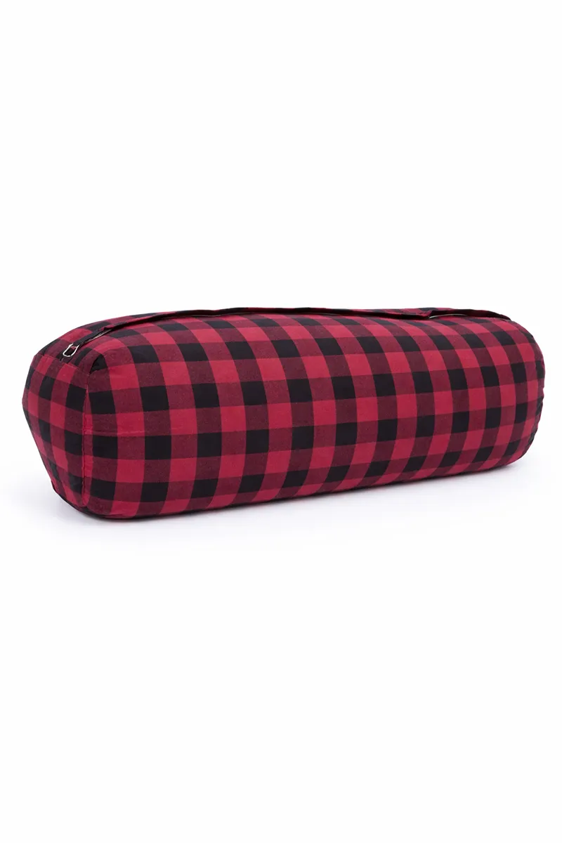 Sky Fab Cotton Buster Checked Print Cushion Cover with Zip Lock 014848COTBURBLA