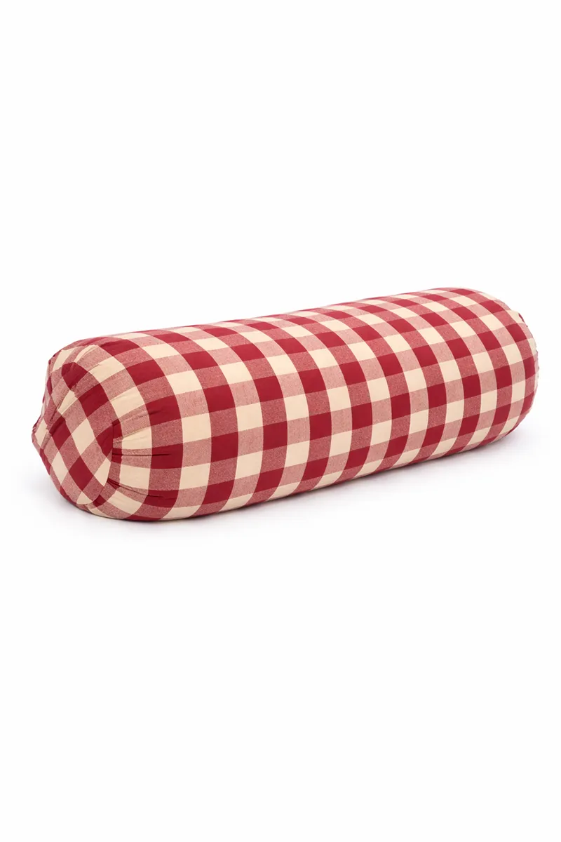 Sky Fab Cotton Buster Checked Print Cushion Cover with Zip Lock 014848COTBURIVO