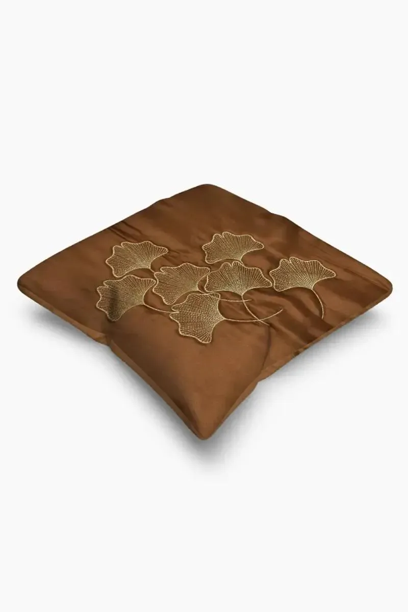 Polyester Floral Printed Cushion Cover - 1 Pc