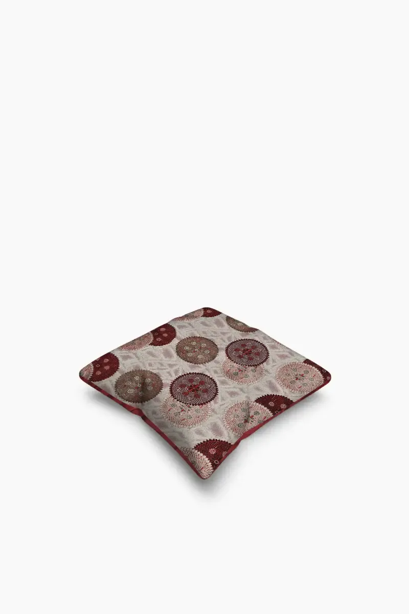 Polyester Embroidery Cushion Cover - 1 Pc 014887POLMAR