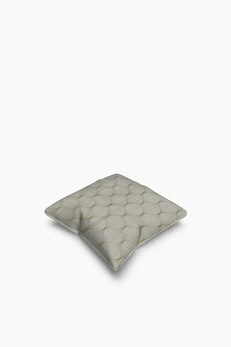 Polyester Embroidery Cushion Cover - 1 Pc