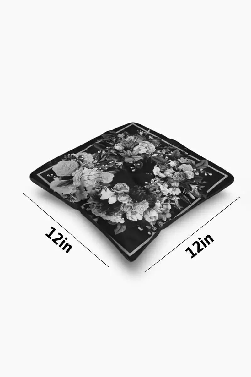 Polyester Printed Cushion Cover - 1 Pc