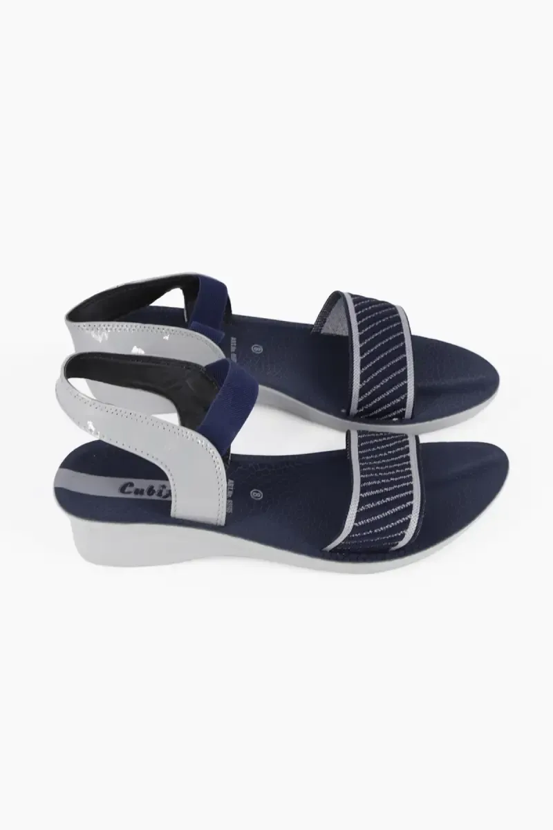 Solid Backstrap Sandals for Women