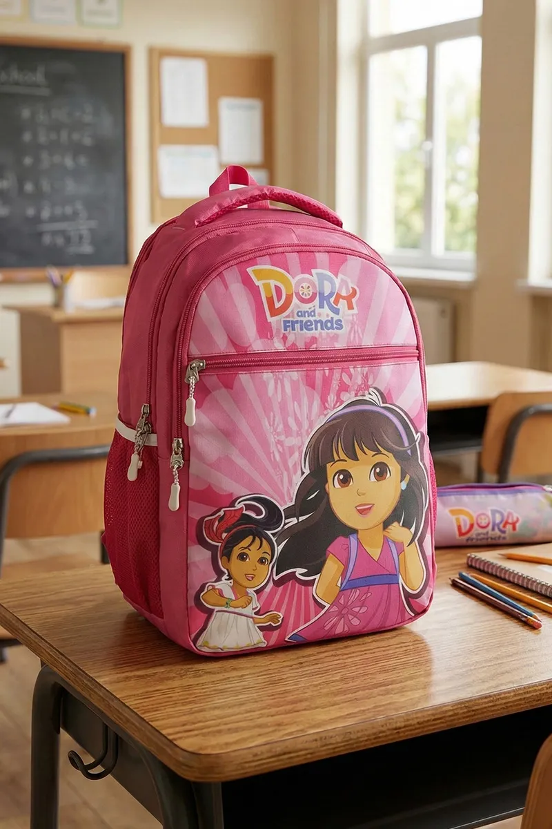 Cartoon Printed School Bag for Kids - Up to 5 yrs
