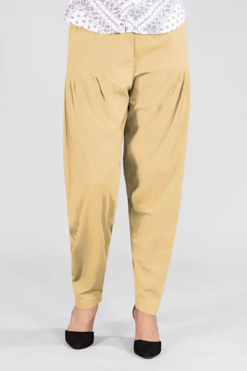 Cotton Solid Patiala Pant for Women 015104SKIL2