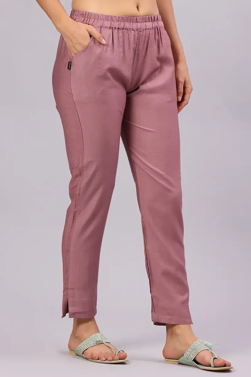Polyester Solid Kurti Pant for Women 0151783XLONI