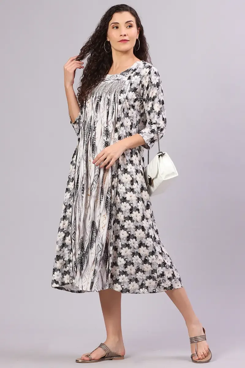 Cotton Printed Maternity Feeding Kurti for Women