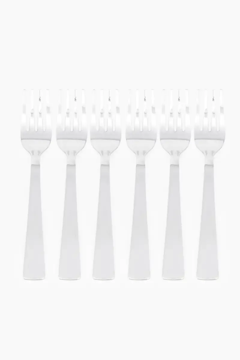 Prabha Stainless Steel Regency Fruit Fork Set - 14cm