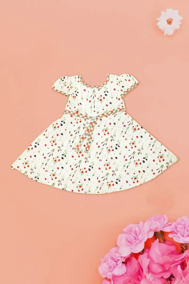 Baby Girl's Printed Cotton Frock 