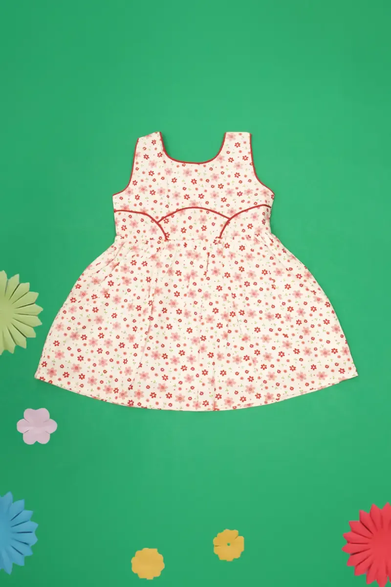Floral Printed Dress for Baby Girl