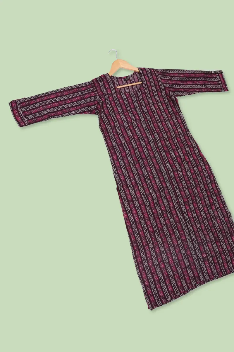 Cotton Blend Printed Kurti For Women