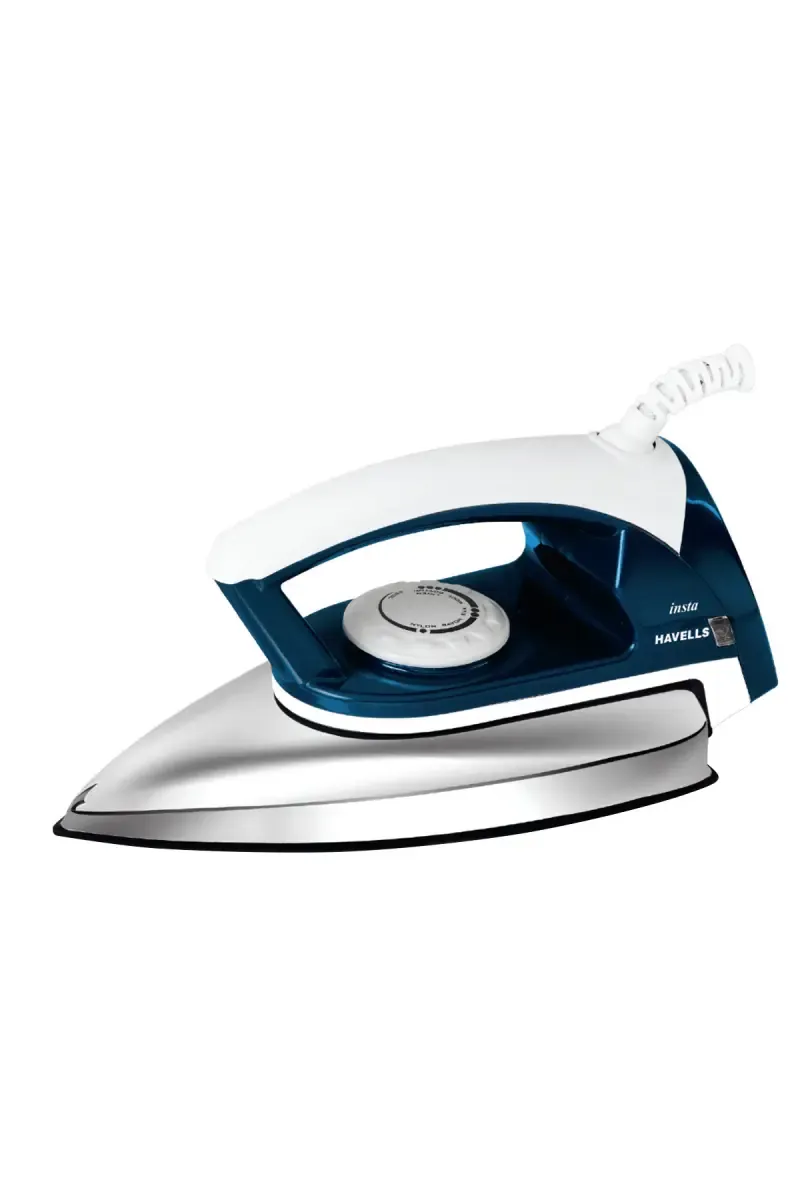 Havells Insta 600 W Dry Iron Box (Royal Blue & White)