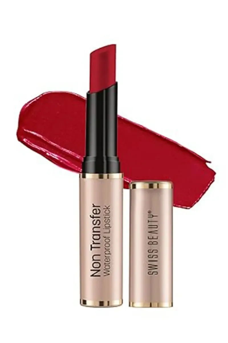 Swiss Beauty Non-Transfer Matte Finish Waterproof Lipstick - 3gm (Shade 08) 
