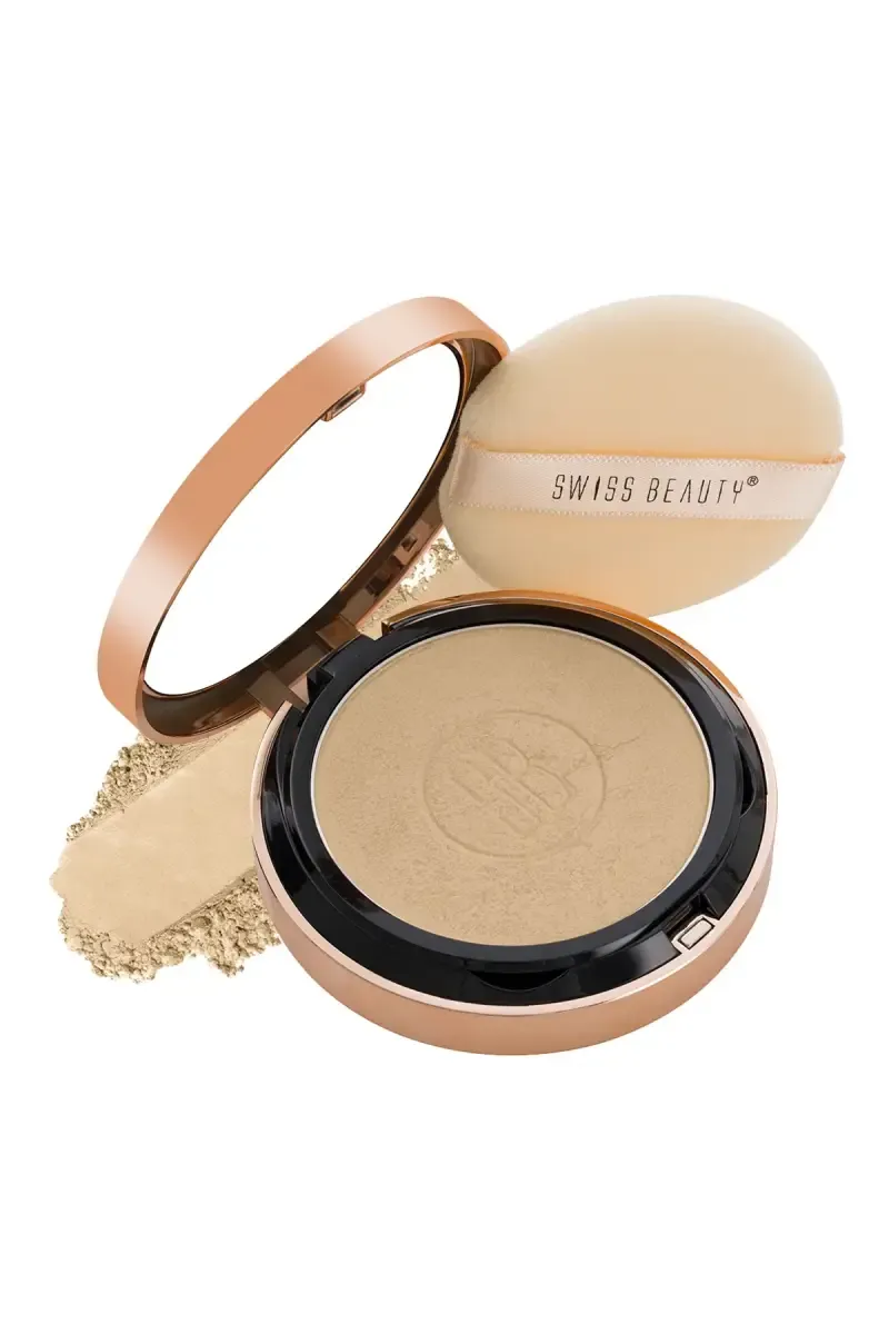 Swiss Beauty Silky And Smooth Powder With SPF-15 - 6.5g (Skin Color)  015499SKICOL