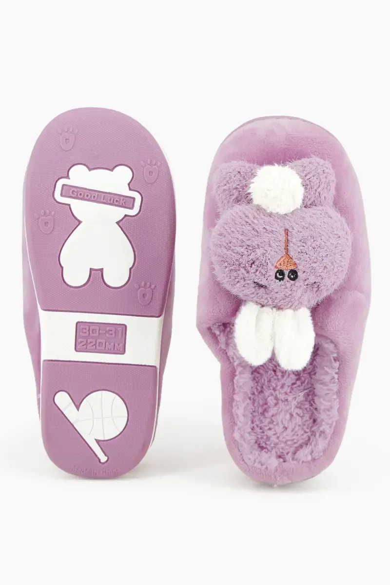 Slip-On Winter Bedroom Slippers for kids