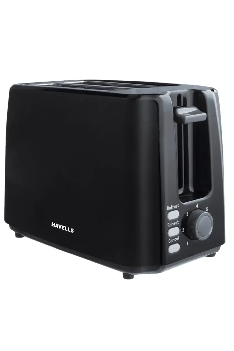 Havells Crisp Plus 750 W 2-Slice Pop-Up Toaster with 7 Heat Settings (Black)
