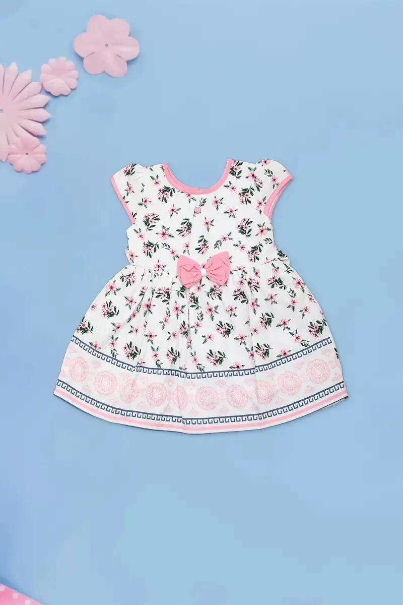 Baby Girl's Floral Printed Dress  015647PIN612