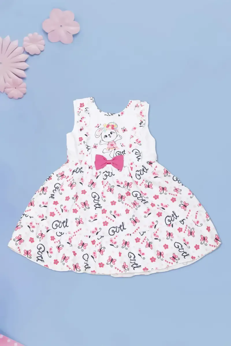 Baby Girl's Cotton Printed Frock