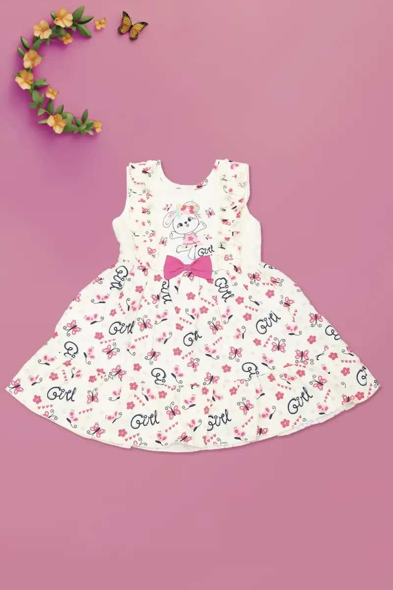 Baby Girl's Cotton Printed Frock