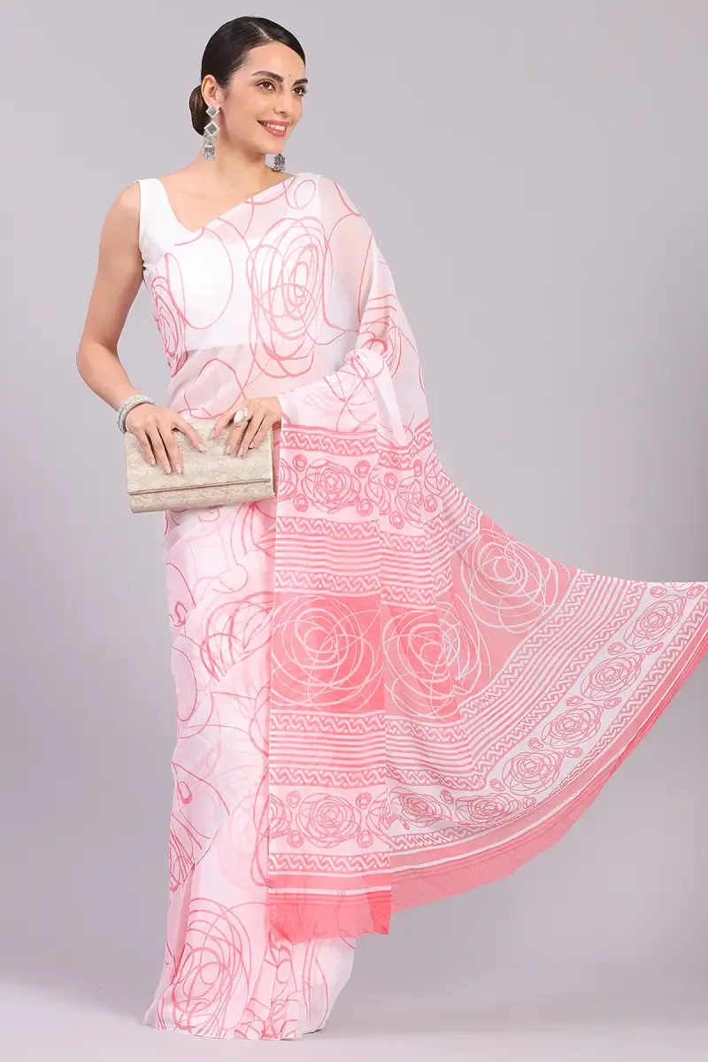 Georgette Printed Saree for Women 015720LIGPINFRESIZ2
