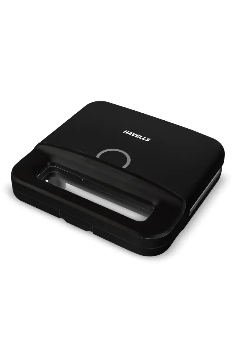 Havells Perfect Fill Plus 800 W 2 Slice Sandwich Maker with Grill & Pocket Sandwich Function (Black)