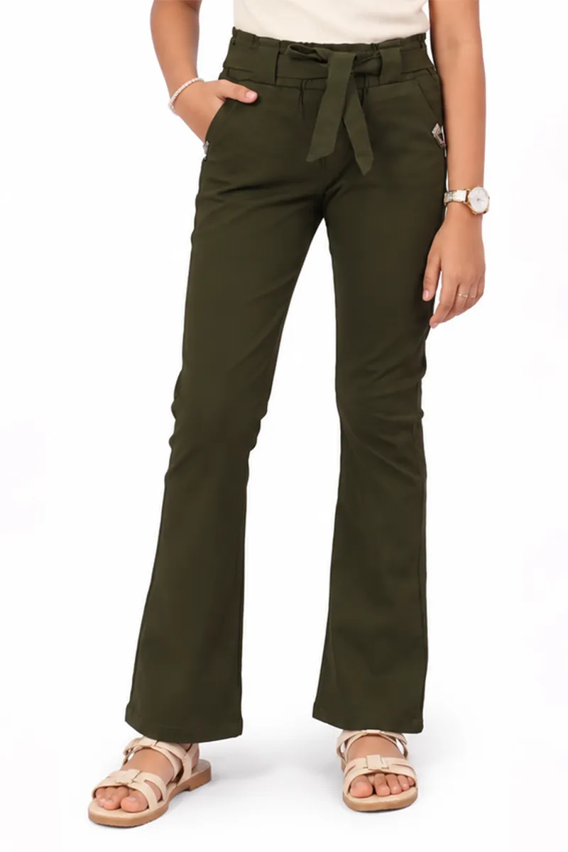 Girl's Lycra Solid Jeggings with Pocket  (1 - 18 Yrs)