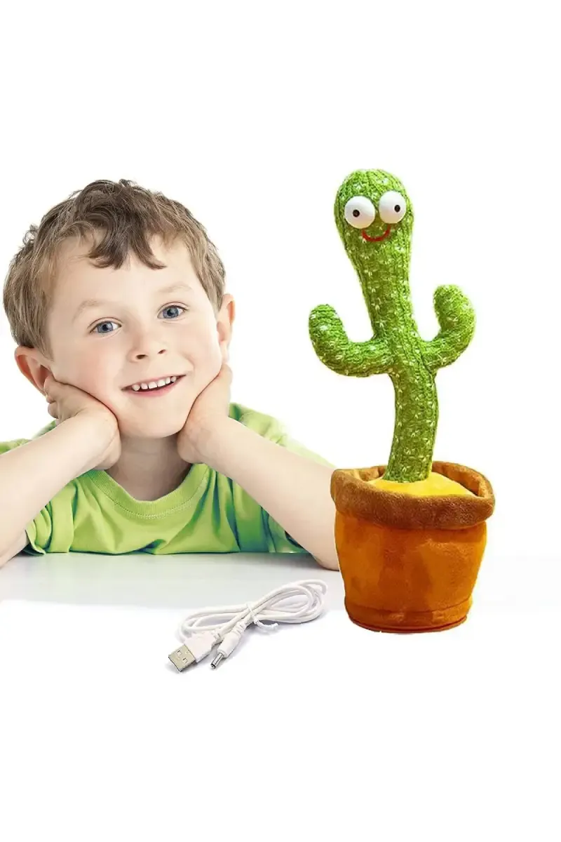 Dancing Cactus Talking and mimicking Plush Toy 