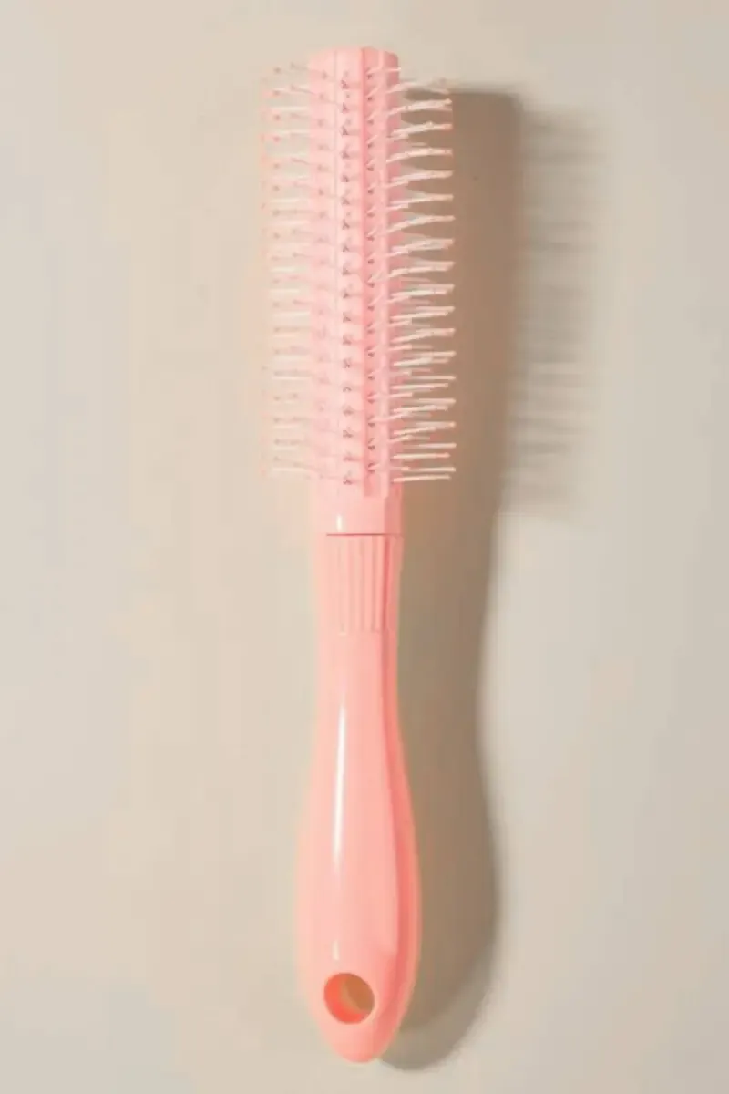 Round Roller Hair Brush (Pink) - Pack of 1 