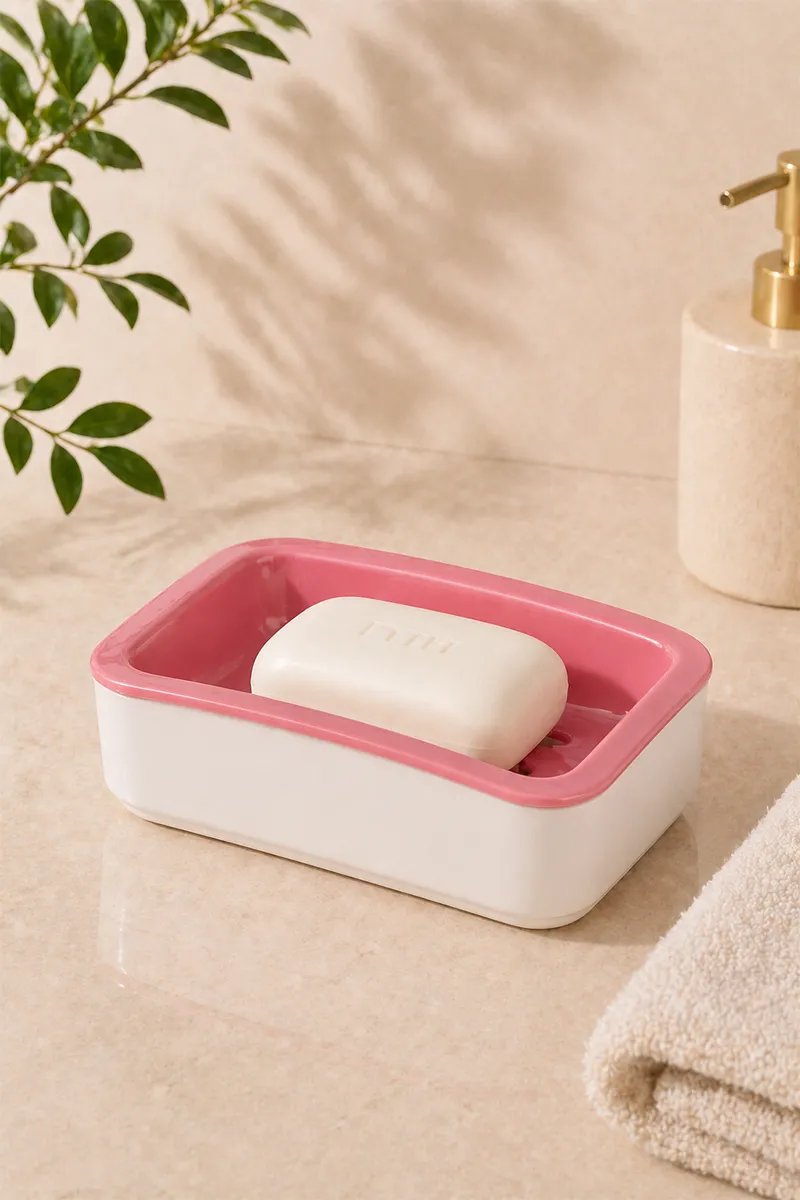 Liza Plastic Soap Case - 13cm 015892PIN&OFFWHIPLA 015892PINOFFWHIPLA