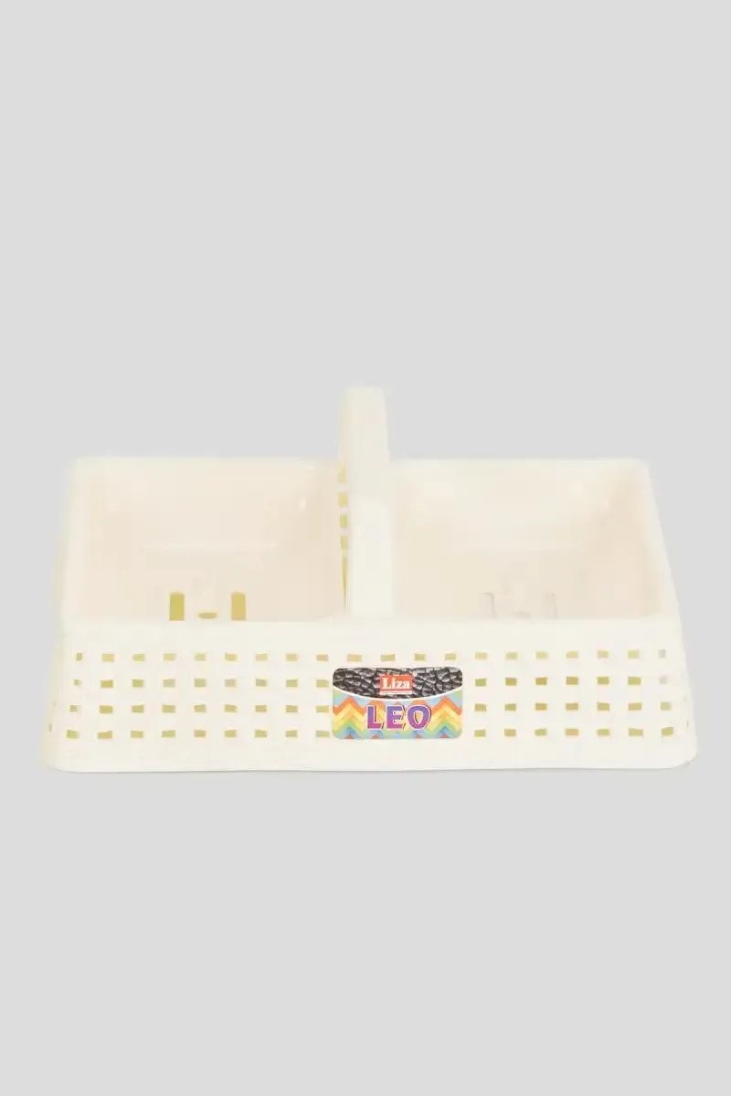 Liza Plastic 2 in 1 Soap Dish with Handle - 20 Cm 015893OFFWHIPLA