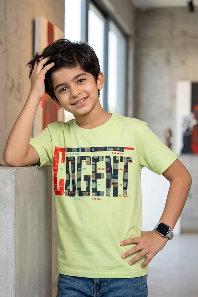 Boy's Printed Cotton T-shirt