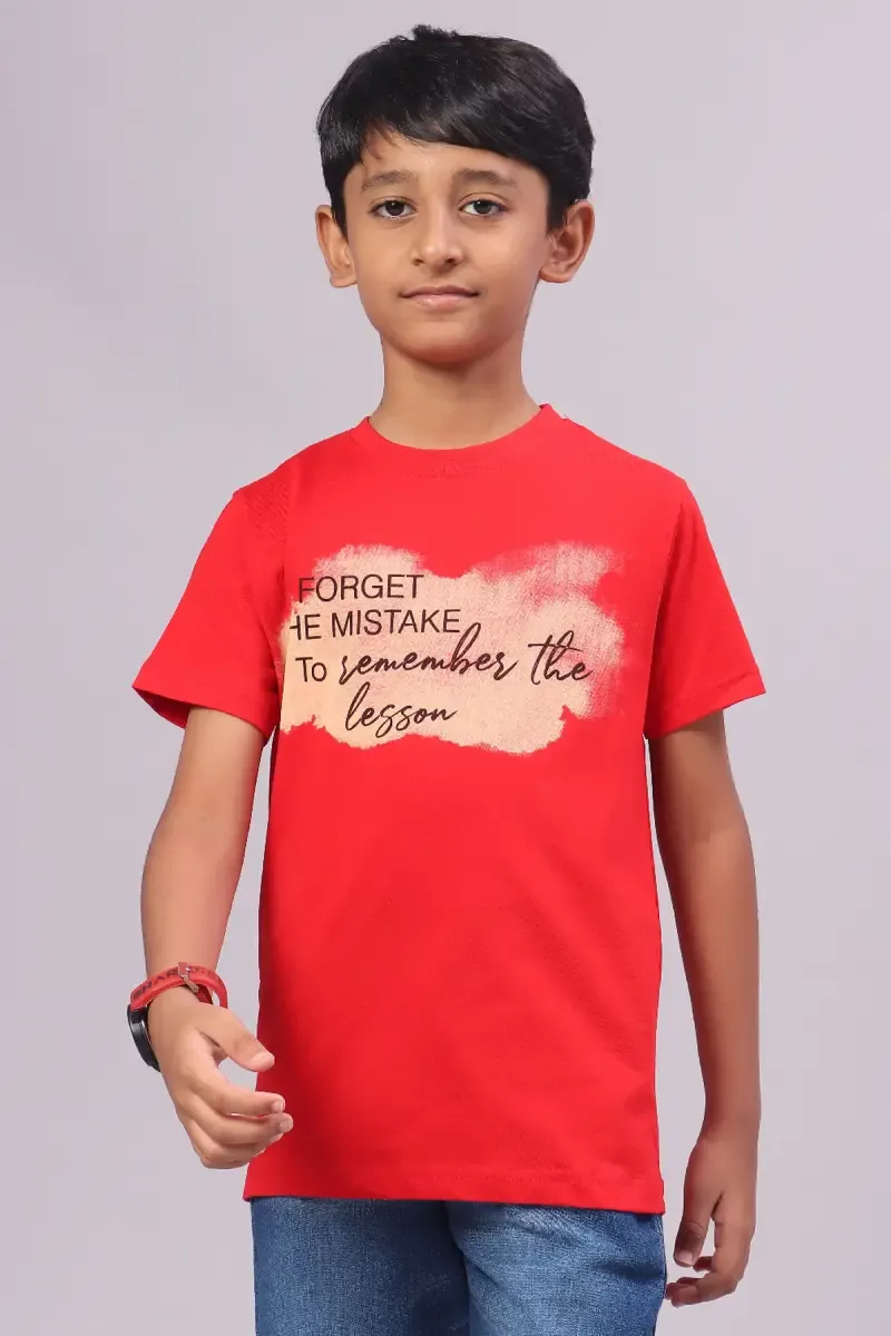 Typographic Print T-shirt for Boy