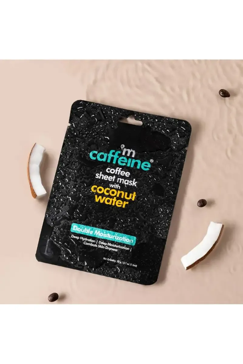 Mcaffeine Coffee With Coconut Water Sheet Mask - 20g (1 Unit) 