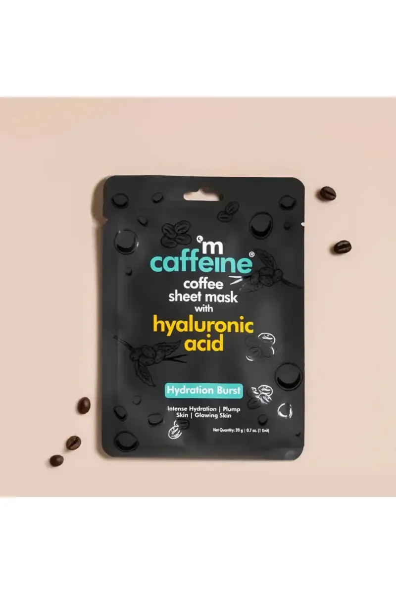 Mcaffeine Coffee With Hyaluronic Acid Sheet Mask - 20g (1 Unit)