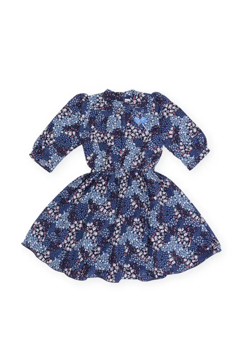 Rayon Floral Printed A-line Frock