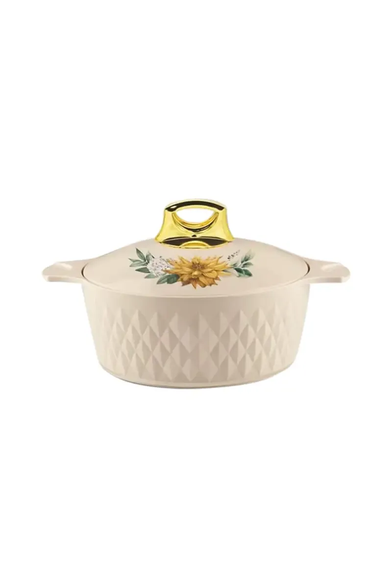 Asian Plastic & Stainless Steel Non Deluxe Diamond Casserole - 2500ml
