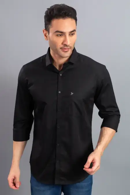 Men Cotton Slim Fit - Stain Proof Shirt