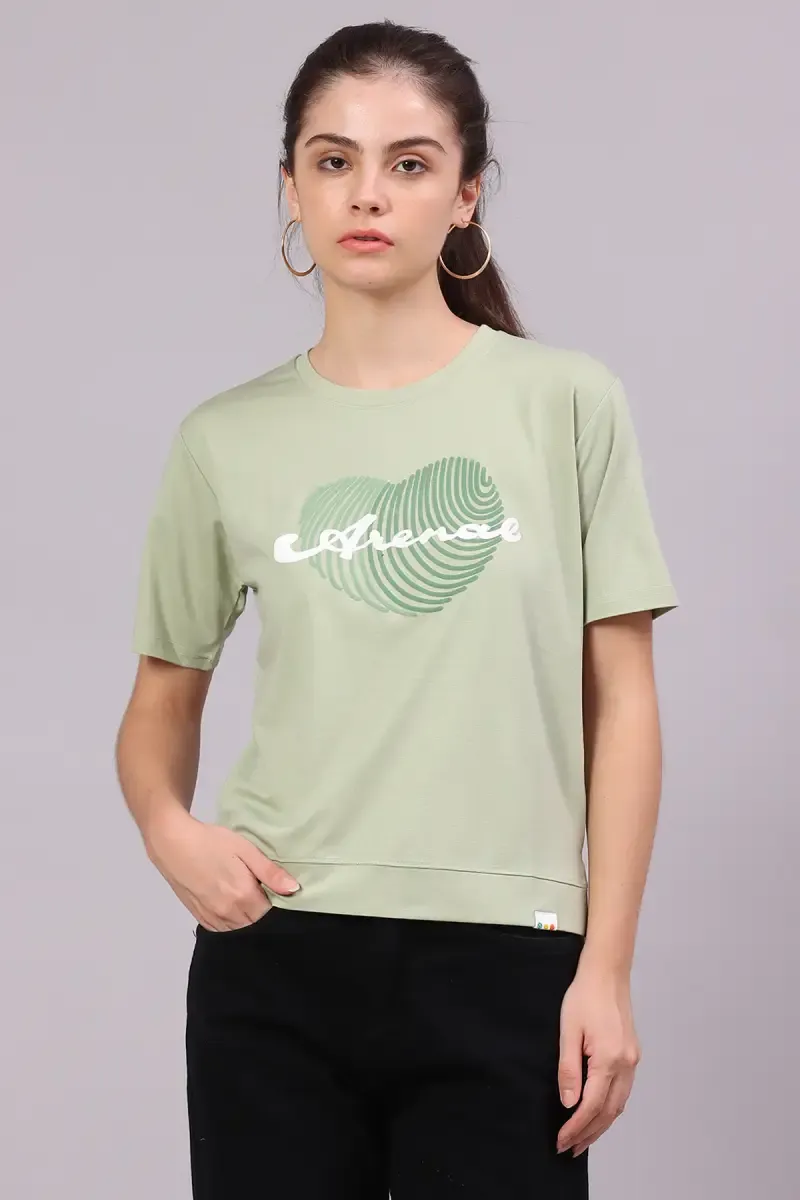 Cotton Lycra Printed T-Shirt for Women 016318FRESIZPIS