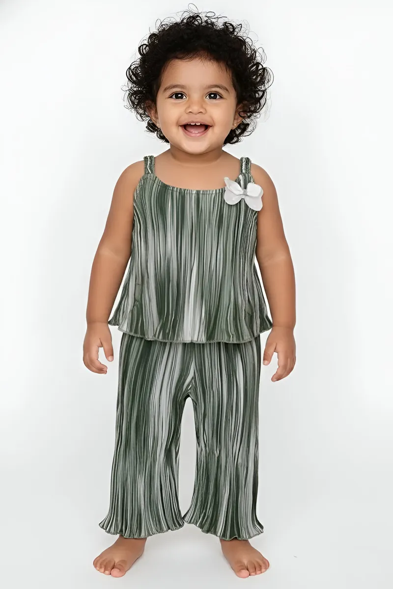 Georgette Jumpsuit for Toddler Girl Baby 016337GRE612