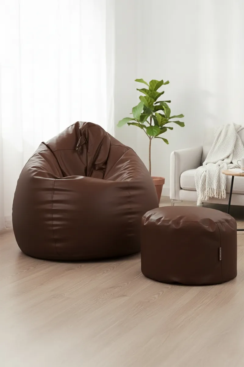 Couchette Stillo XXXL Teardrop Bean Bag Cover & Pouffe -  016436DARBROXXX