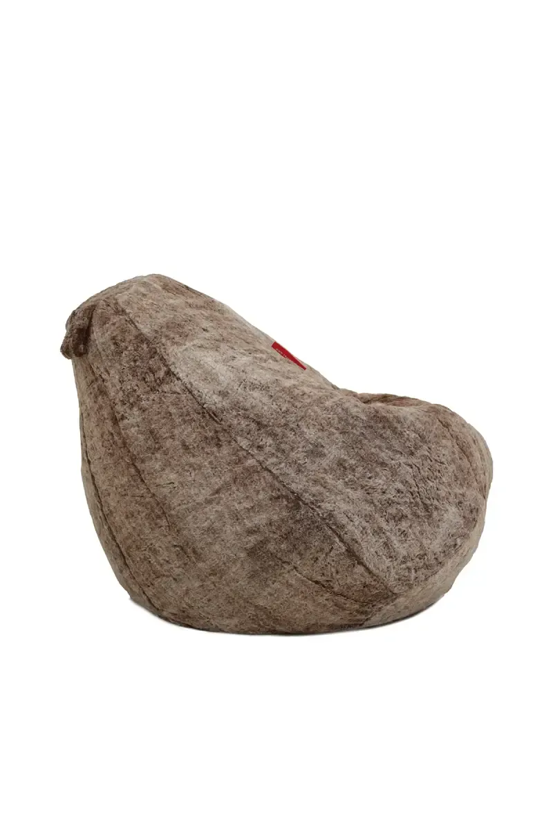 Stillo Teardrop Bean Bag Cover in Fur - XXXL
