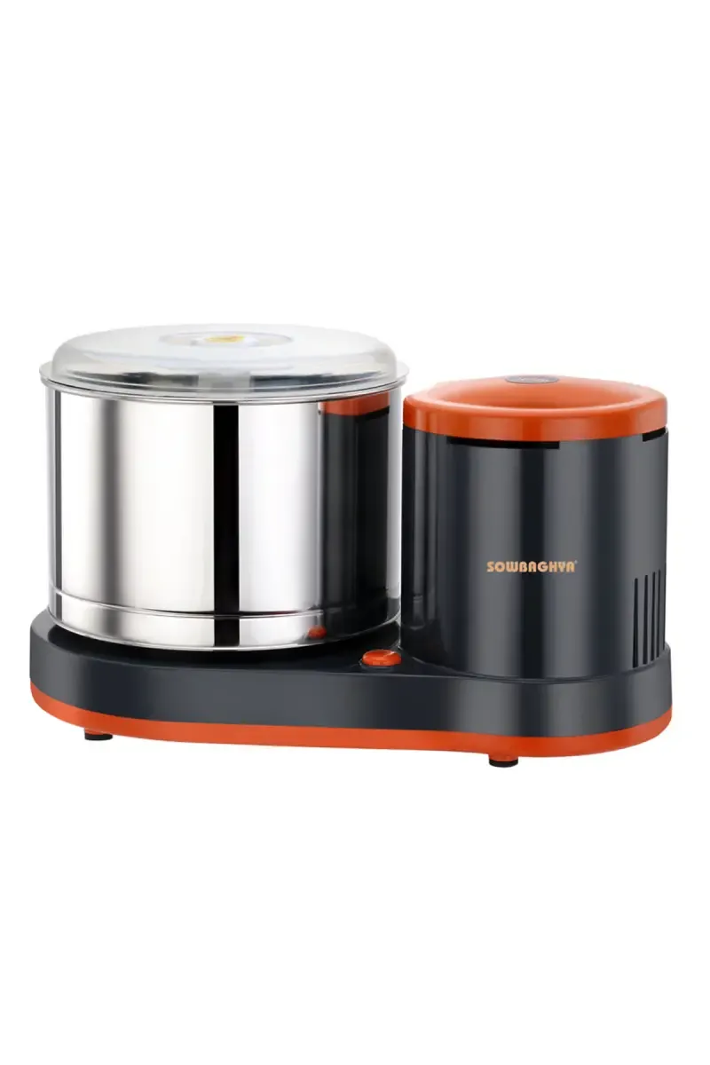 Sowbaghya Kaya 150 W 2 Ltr Table Top Wet Grinder with Attachment (Grey)