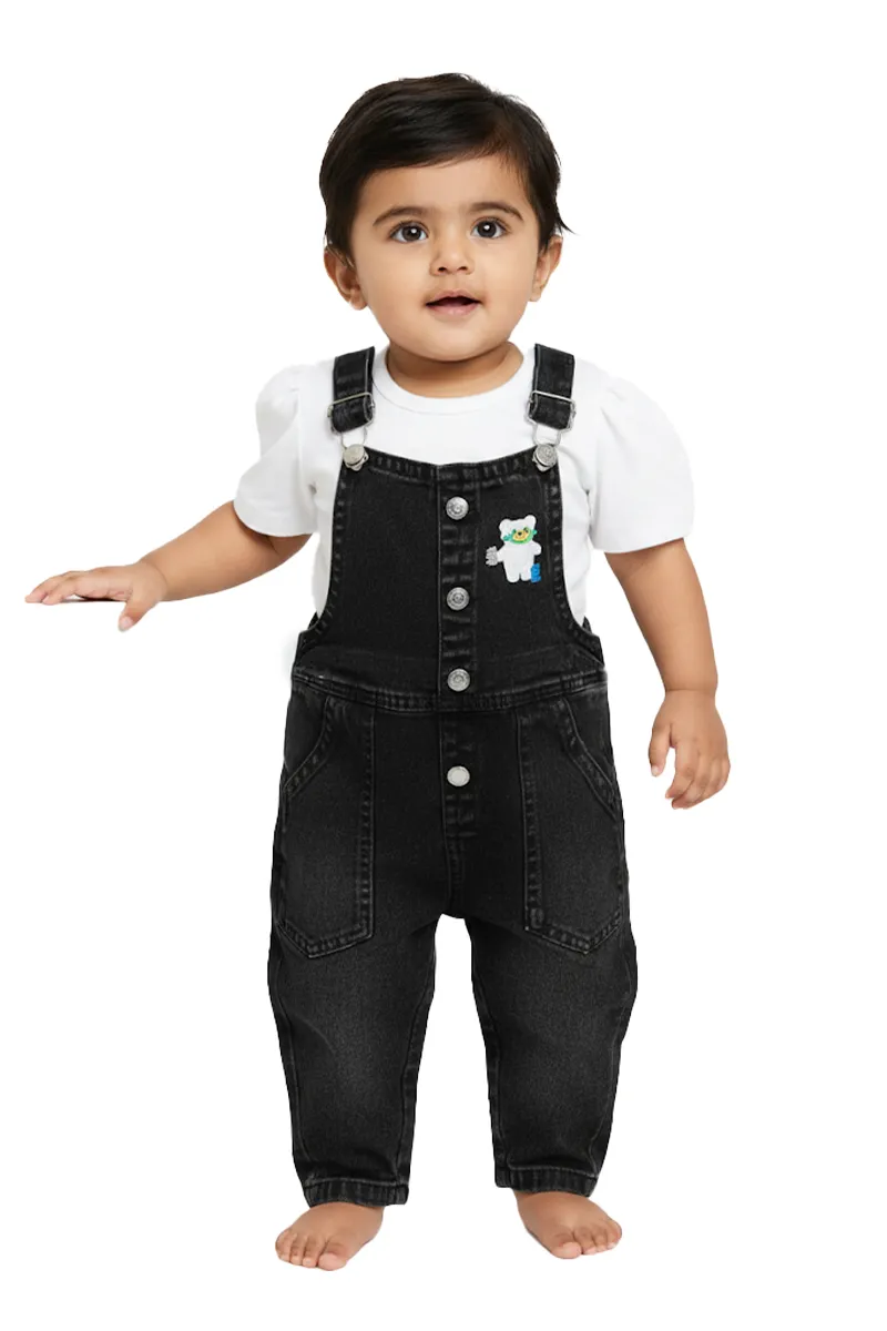 Just Born Girl's T-shirt with Dungaree Set (2-Pcs Set) 016661BLA612