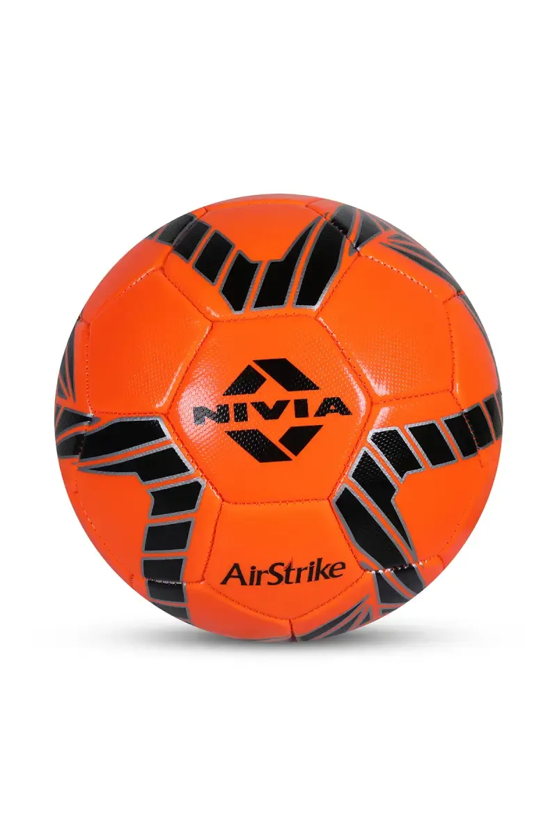 Nivia Airstrike Football (Orange) - Size 5